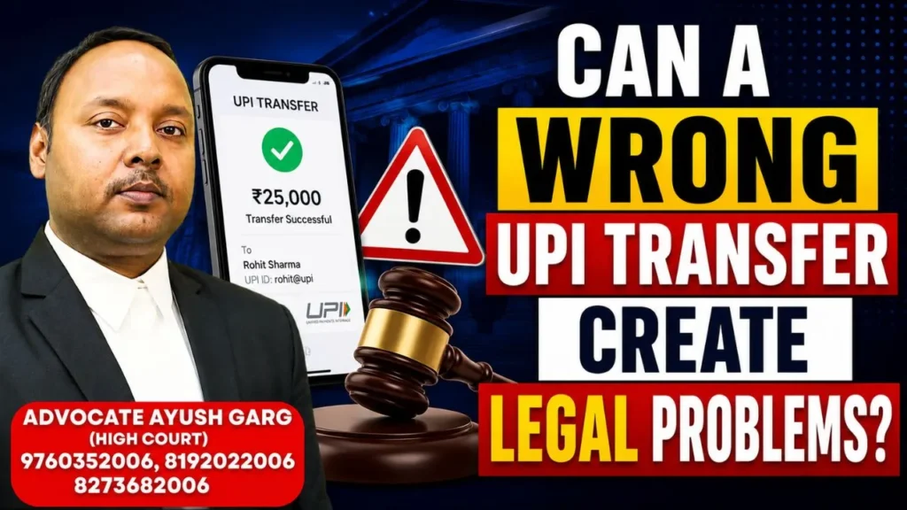 Can a Wrong UPI Transfer Create Legal Problems